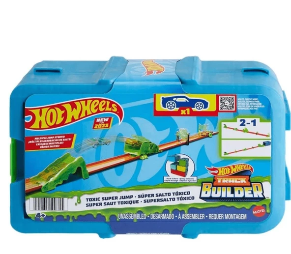 Hot Wheels Track Builder Heyecanlı Atlayış Akrobası Seti HKX47