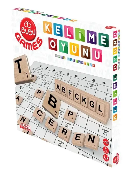 Bu-Bu Games Ahşap Kelime Oyunu