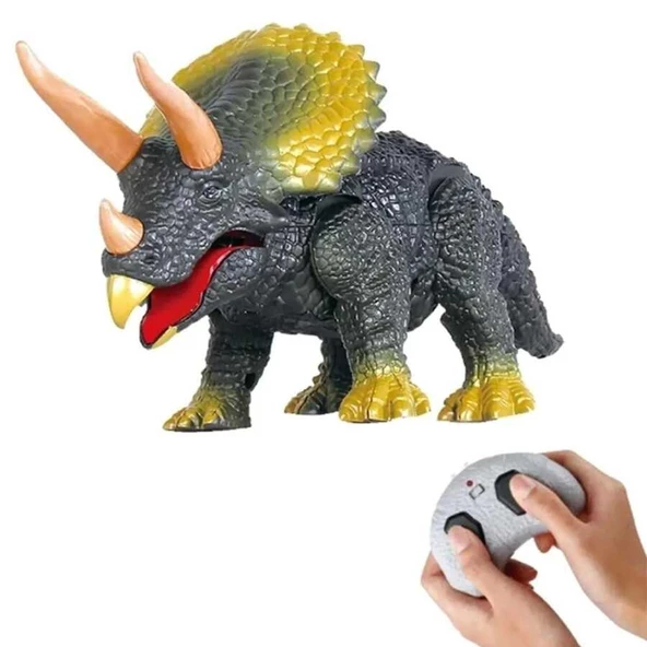 Galtoys Oyuncak Uzaktan Kumandalı Pilli Triceratops Dinozor 9988B