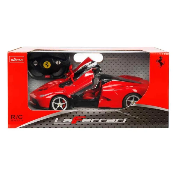 114 Ferrari LaFerrari Uzaktan Kumandalı Işıklı Araba - Kırmızı - 4