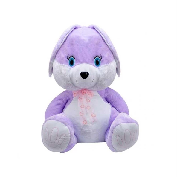 Selay Toys Peluş Tavşan Oyuncak 58 cm Lila 1273