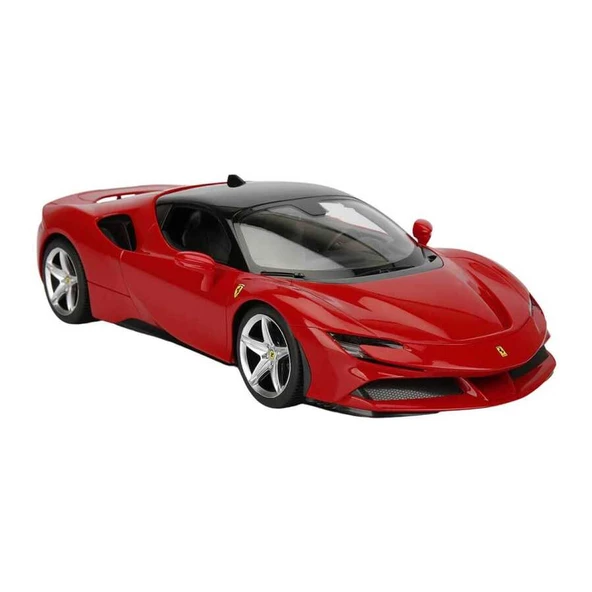 114 Ferrari SF90 Stradale Işıklı Uzaktan Kumandalı Araba 34 Cm Kırmızı