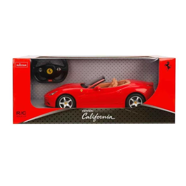 112 Ferrari California Uzaktan Kumandalı Işıklı Araba - Kırmızı - 6