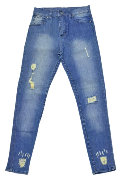 Kadın Eskitme Model Jeans BGL-ST03914 - Resim 2