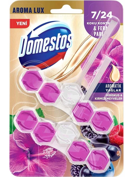 Domestos Tuvalet Bloğu Aroma Lux Hibiskus & Kırmızı Meyveler 100 Gr - 2