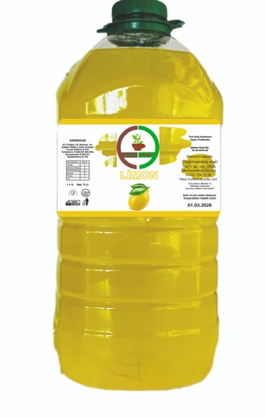 Limon Aromalı İce Slush 1e9 konsatre Şurup 5 lt (buzlaş-karlama)