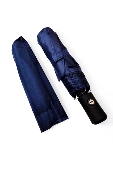 Tam Otomatik Unisex Şemsiye26 Cm Boy 90 Cm Çap Tek Düğme Açma Kapama Full Otomatik 8 Telli - 8