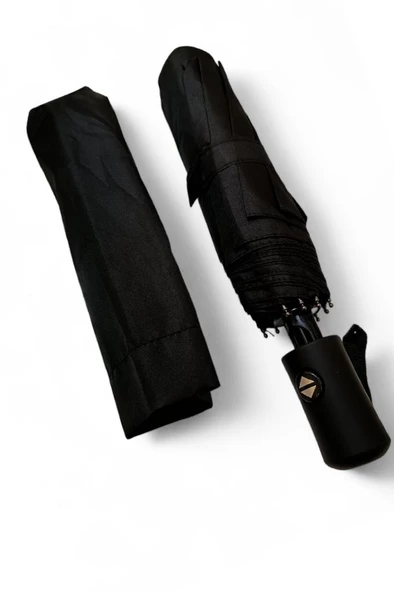 Tam Otomatik Unisex Şemsiye26 Cm Boy 90 Cm Çap Tek Düğme Açma Kapama Full Otomatik 8 Telli - 11