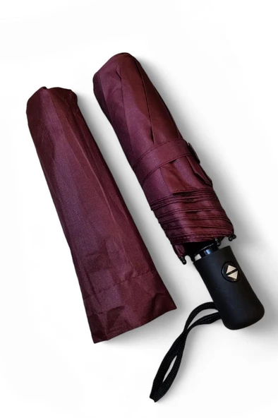 Tam Otomatik Unisex Şemsiye26 Cm Boy 90 Cm Çap Tek Düğme Açma Kapama Full Otomatik 8 Telli - 3