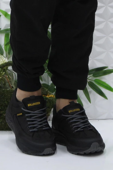 Bulldozer 250069 Siyah Nubuk Orijinal Ürün Kauçuk Taban Erkek Ayakkabı ürün görseli