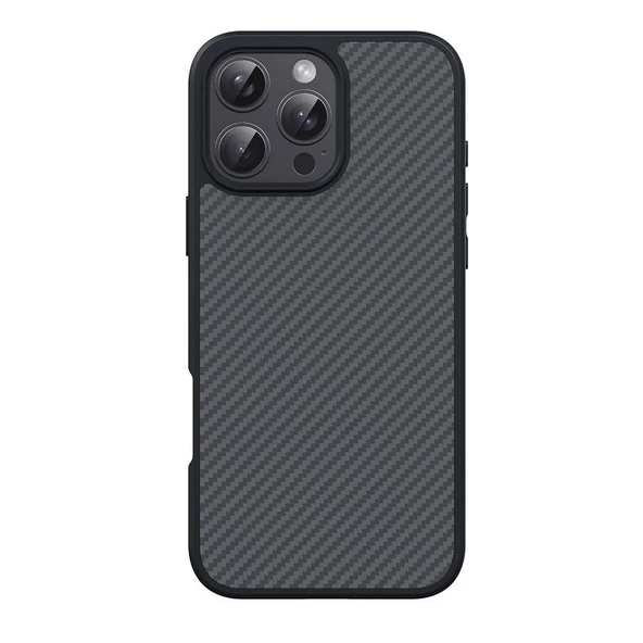 iPhone 16 Pro Kılıf Magsafe Şarj Özellikli Karbon Fiber Tasarımlı Elnino Kapak - 2