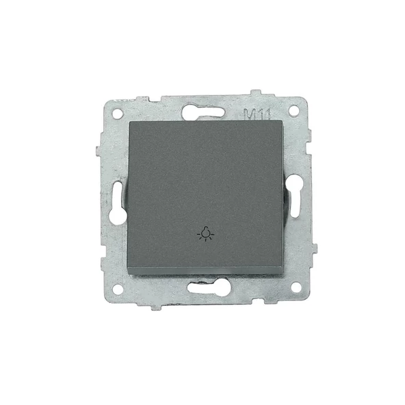 2 Adet Ovivo Grano Füme Zil Anahtarı Light ÇERÇEVESİZDİR