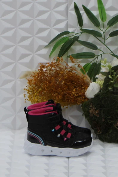 Fort Cool Kids Siyah Rahat Hafif Işıklı Kız Çocuk Bot - Resim 2