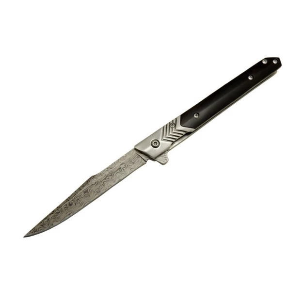M390L DMS 22 cm Kamp / Outdoor Çakı  - Yarı Otomatik, Kılıflı