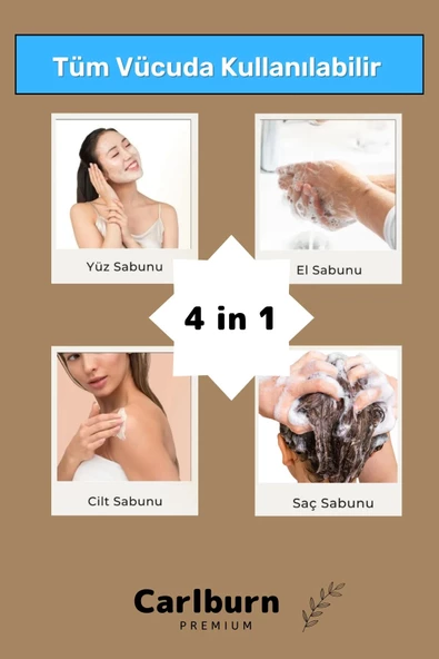 %100 Doğal Güzel Kokulu El Yüz Saç Vücut Cilt Orijinal Bitkisel Mardin Bıttım Sabunu 120G - 1 Adet - Resim 5