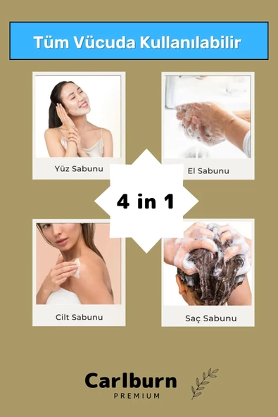 %100 Doğal Güzel Kokulu El Yüz Saç Vücut Cilt Orijinal Bitkisel Siirt Bıttım Sabunu 120G - 1 Adet - 5