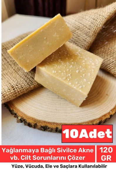 Lüks %100 Doğal Güzel Kokulu El Yüz Saç Vücut Cilt Orijinal Bitkisel Salyangoz Sabunu 120G - 10 Adet