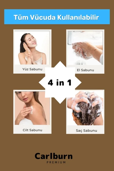 %100 Doğal Güzel Kokulu El Yüz Saç Vücut Cilt Orijinal Bitkisel Saf Çörek Otu Sabunu 120G - 5 Adet - 5