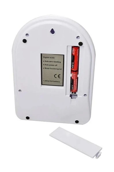 Dijital Hassas Mutfak Tartısı Lcd Ekran Pilli Elektronik Ev Terazisi Ağırlık Ölçüm Aleti 7 kg 1 gr - 3
