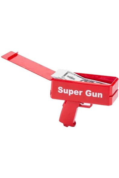 Parti Düğün Nişan Kına Doğum Günü Eğlence Aleti Para Saçma Tabancası Super Money Gun Püskürtme - 3