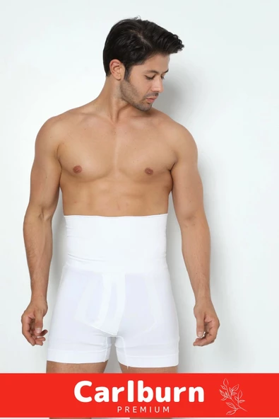 Özel Üretim Basen Toparlayıcı Sıkılaştırıcı Göbek Düzleştirici Bel İnceltici Erkek Duble Boxer Korse - Resim 5