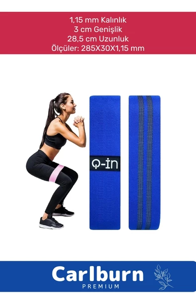 Profesyonel Orta Sert Zayıflama Fitness Squat Çalışma Lastiği Jimnastik Spor Aerobik Direnç Bant - 3