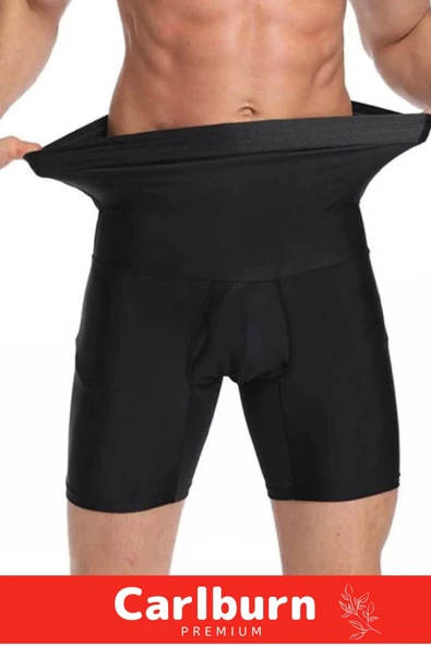 Özel Üretim Basen Toparlayıcı Sıkılaştırıcı Göbek Düzleştirici Bel İnceltici Erkek Duble Boxer Korse - Resim 2