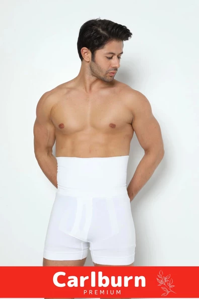 Özel Üretim Basen Toparlayıcı Sıkılaştırıcı Göbek Düzleştirici Bel İnceltici Erkek Duble Boxer Korse - Resim 6