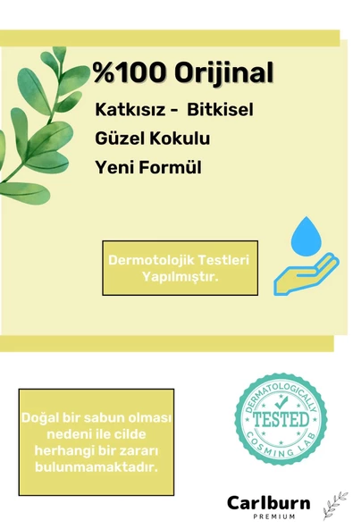 Lüks %100 Doğal Güzel Kokulu El Yüz Saç Vücut Cilt Orijinal Bitkisel Limon Sabunu 120G - 2 Adet - 2