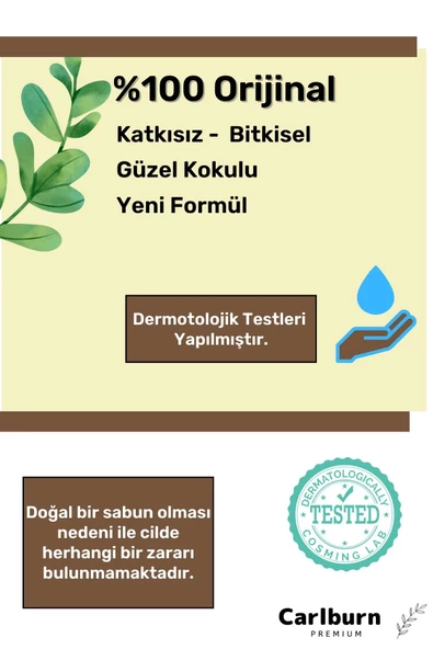 Lüks %100 Doğal Güzel Kokulu El Yüz Saç Vücut Cilt Orijinal Bitkisel Eşek Sütü Sabunu 120G - 2 Adet - 2