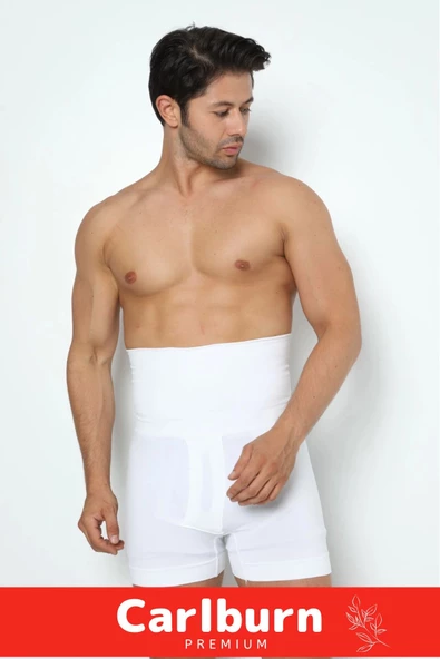 Özel Üretim Basen Toparlayıcı Sıkılaştırıcı Göbek Düzleştirici Bel İnceltici Erkek Duble Boxer Korse - Resim 4