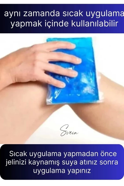 5'li Avantaj Küçük Boy Soğuk Sıcak Kompres Buz Jel Termojel El Ayak Diz Ağrı Tekrar Kullanılabilir - 3