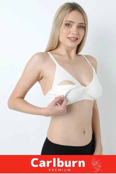 Özel Üretim Yumuşak Toparlayıcı Rahat Dayanıklı Tam Kalıp Dikişsiz Pamuklu Balensiz Emzirme Sütyen - 3