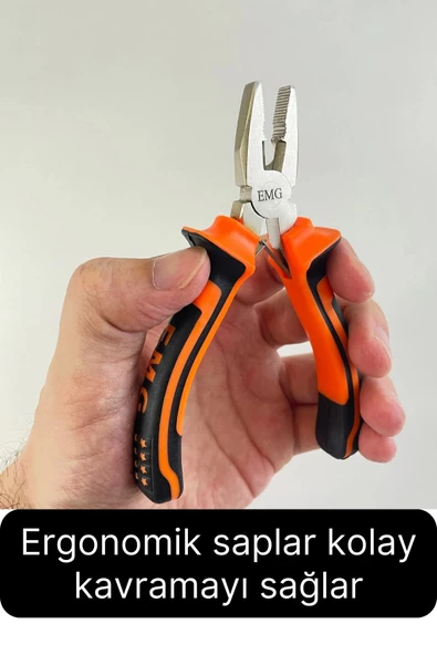 Premium Mini 4'lü Karga Burun Yan Keski Kıvırma Pense Seti Hobi Bijuteri Takı Yapım El Aleti Çelik - 2