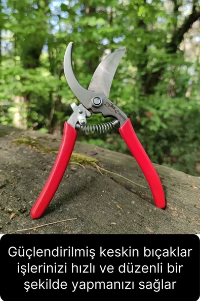 Özel Üretim Premium Bağ Ağaç Budama Makası Üzüm Bahçe Çiçek Gül Bitki Narenciye Eğri Dal Kesme Aleti - 4