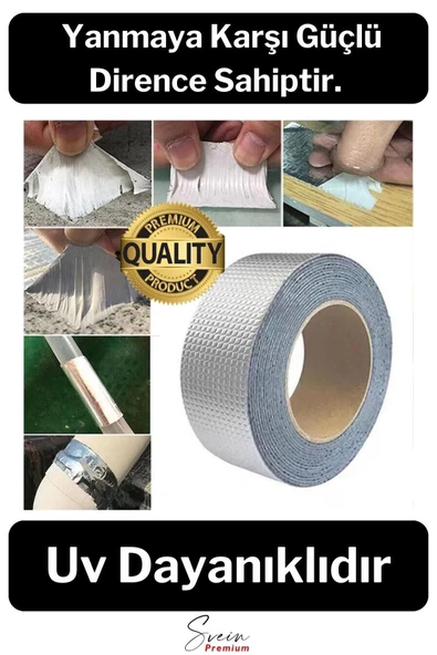 Premium Ekstra Güçlü Sızdırmaz Su Geçirmez Mutfak Lavabo Kenar Tamir Bandı Sakız Bant Çift Taraflı - Resim 6