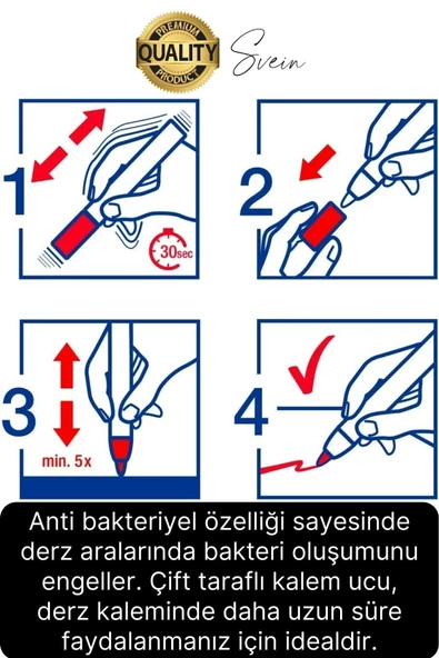 İkili Beyaz Derz Kalemi Fayans Arası Yenileme Rötuş Boya Dolgu Set Hızlı Kuruyan Kokusuz Kalıcı - 6