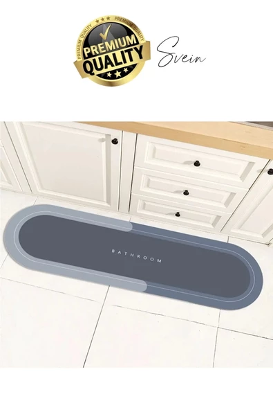 Süper Emici Uzun Büyük Boy Duş Banyo Mat Kaymaz Halı Kilim Basit Mutfak Yumuşak Kapı Küvet Ev - 4