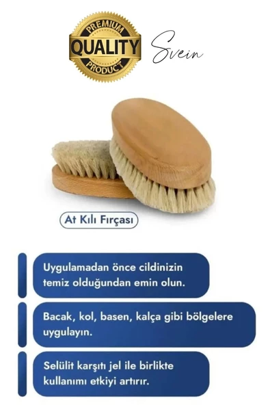 %100 Doğal At Kılı Çatlak Karşıtı Banyo Peeling Fırçası Kese Ölü Deriden Arındırır - 5