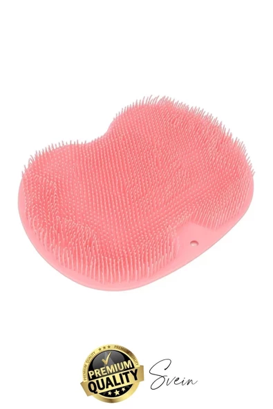 Vantuzlu Silikon Banyo Duş Fırçası Ayak Masaj Pedi Sırt Kesesi Vücut Yıkama Lifi Renkli Peeling - 4