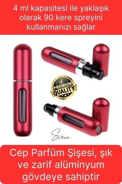 3 Adet Doldurulabilir Mini Cep Parfüm Şişesi Seyahat Yolculuk Sprey Kolonya Koku İçin Taşınabilir - 2