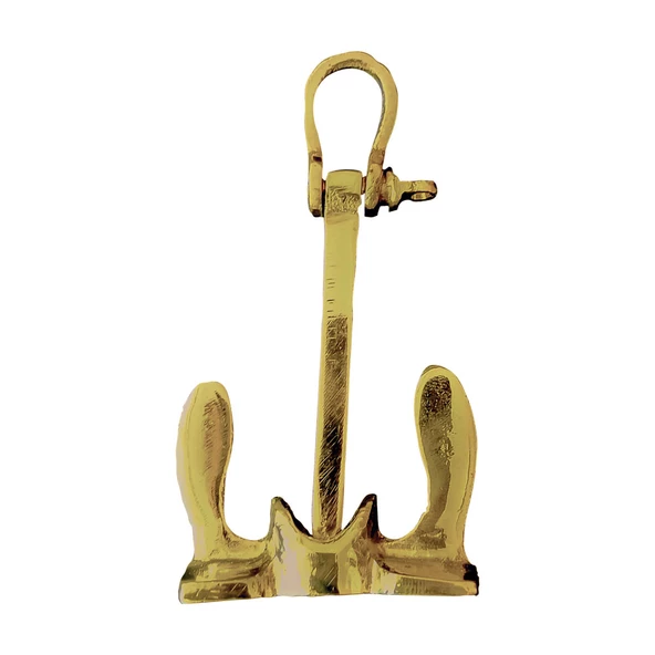 Anahtarlık Drenot Çıpa 80Mm Pirinç Döküm - 6