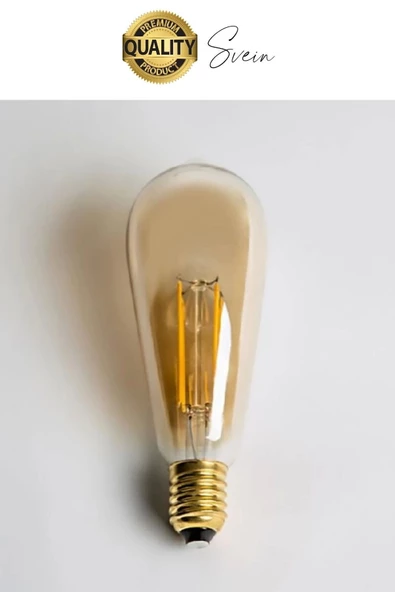 5 Adet Vintage Spiral Filament Rustik Retro Akkor LED Ampul Yüksek Işıklandırma Lamba Gün Işığı E27 - 5