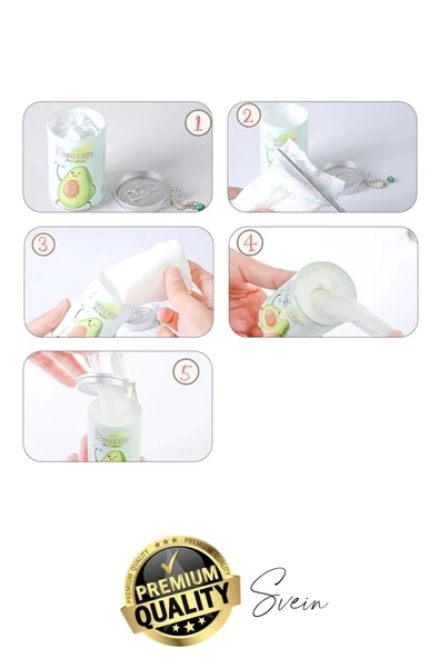 Özel Üretim 4 Adet Teneke Kutu Görünümlü Islak Mendil Anahtarlık Çocuk Figürlü Mini Cep Çanta Uyumlu - 5