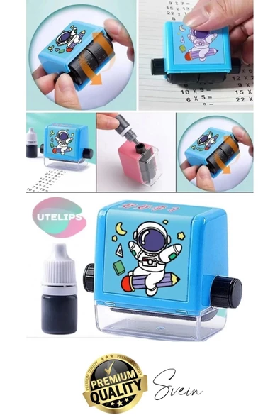 Eğitici Matematik Soru Silindiri Ekleme Toplama Çıkarma Kaydırma Mühür İlkokul Çocuk Alıştırma Kaşe - 2