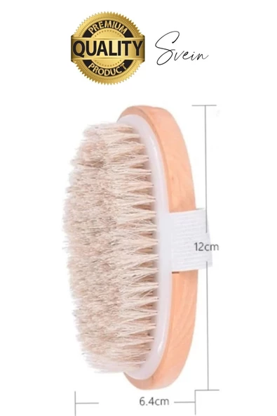 %100 Doğal At Kılı Çatlak Karşıtı Banyo Peeling Fırçası Kese Ölü Deriden Arındırır - 3