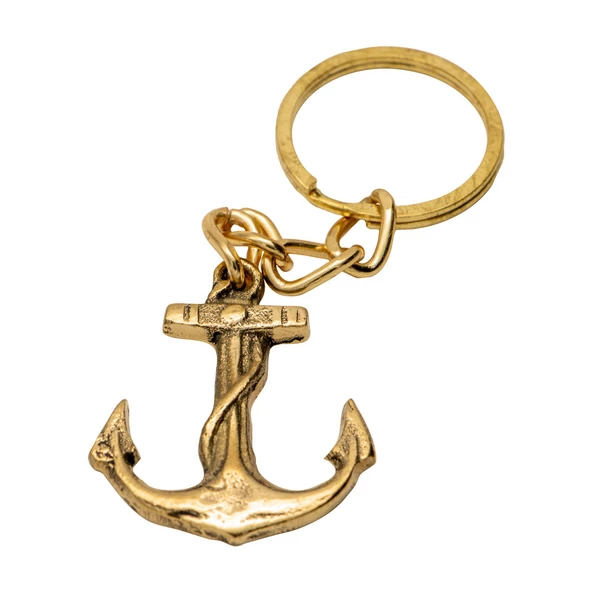 Anahtarlık Çıpa Halatlı Pirinç Döküm - 6