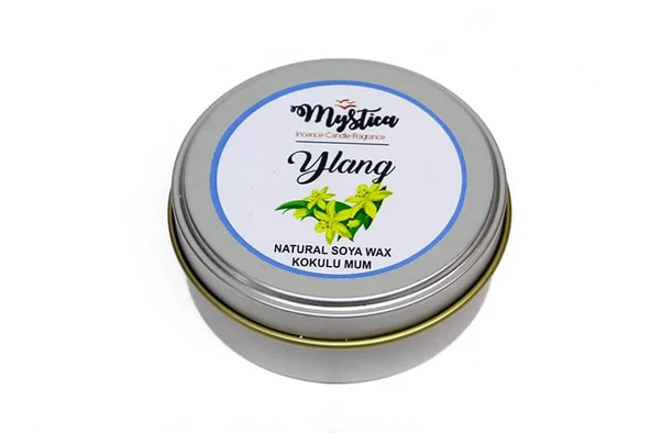 Soya Wax Mum Kokulu Tenekede Ylang Ylang