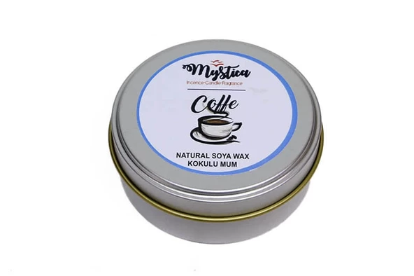 Soya Wax Mum Kokulu Tenekede Coffee