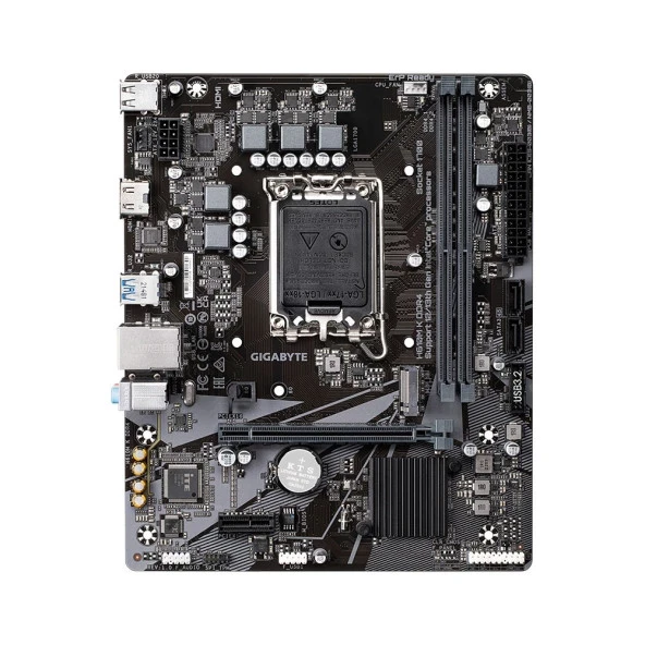 Gigabyte H610M-K-DDR4 Intel H610 3200 MHz DDR4 Soket 1700 mATX Anakart - 4